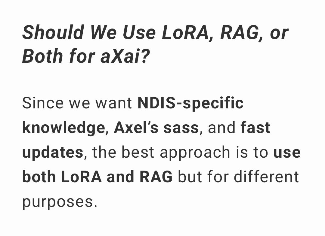 RAG or not to RAG?